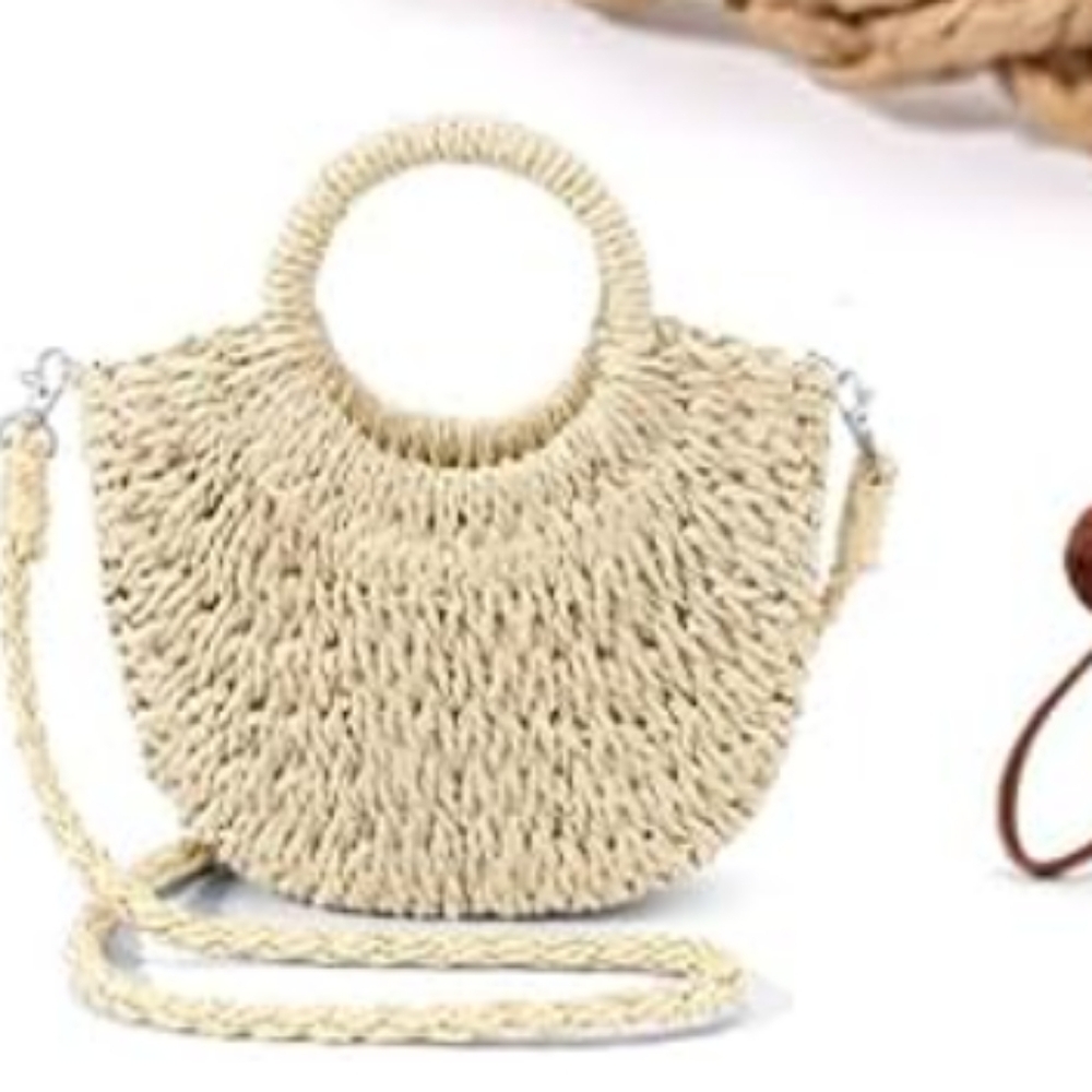 NWT Rattan handbag